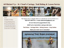 Tablet Screenshot of allhitchedup.com